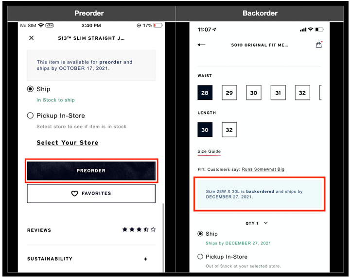 What is a Pre-Order Back Order and How Does it Work? – Levi's