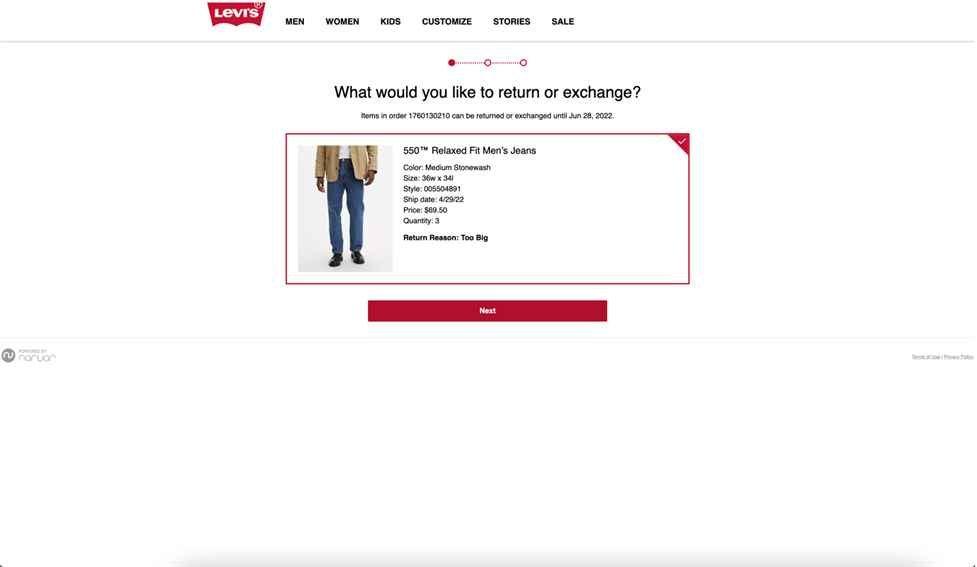 What are at home pickup returns? – Levi's® Customer Service